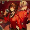 Kakegurui Retro Poster Japanese Anime Poster Decoration Bedroom Living Room Kraft Paper Poster High Quality Wall 10 - Anime Posters Mall