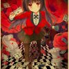 Kakegurui Retro Poster Japanese Anime Poster Decoration Bedroom Living Room Kraft Paper Poster High Quality Wall 11 - Anime Posters Mall
