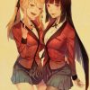 Kakegurui Retro Poster Japanese Anime Poster Decoration Bedroom Living Room Kraft Paper Poster High Quality Wall 12 - Anime Posters Mall