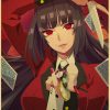 Kakegurui Retro Poster Japanese Anime Poster Decoration Bedroom Living Room Kraft Paper Poster High Quality Wall 15 - Anime Posters Mall