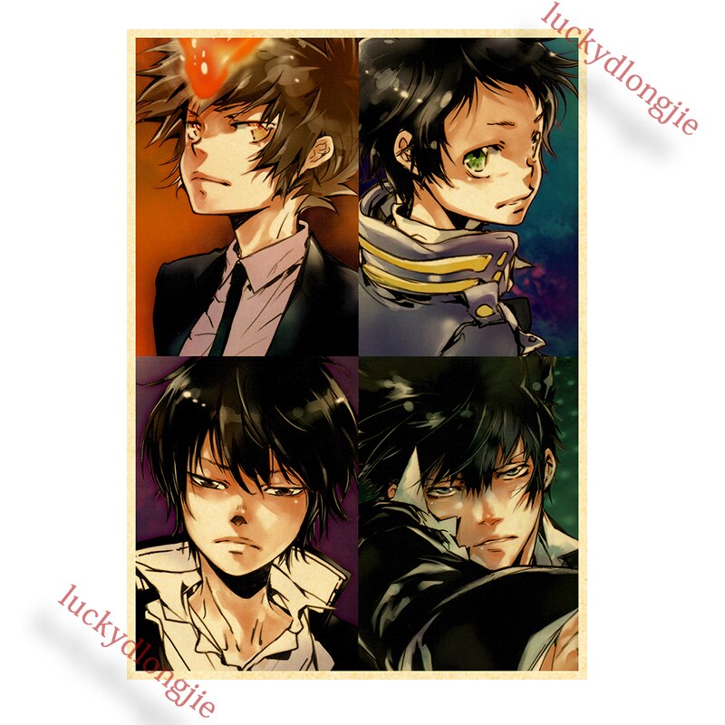 Katekyo Hitman Reborn Poster Anime Wall Vintage Kraft Paper Posters Decor For Home Room Pictur And 13 - Anime Posters Mall