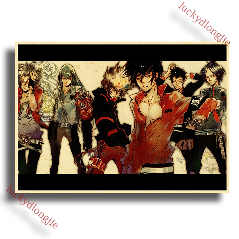 Katekyo Hitman Reborn Poster Anime Wall Vintage Kraft Paper Posters Decor For Home Room Pictur And 27 - Anime Posters Mall