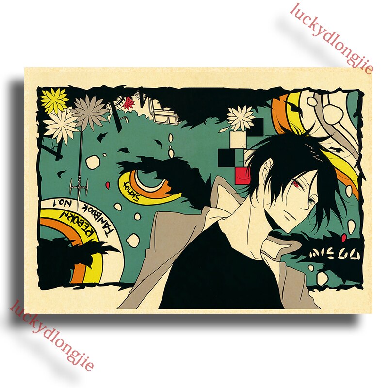 Katekyo Hitman Reborn Poster Anime Wall Vintage Kraft Paper Posters Decor For Home Room Pictur And 30 - Anime Posters Mall