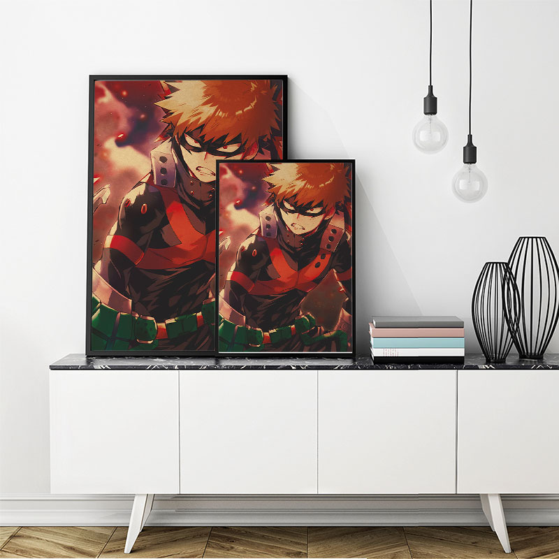My Hero Academia D Midoriya Izuku Character Character Vintage Kraft Paper Poster Bar Cafe Decorative Painting 2 - Anime Posters Mall