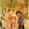 Painting Retro Poster Prints Anime The Promised Neverland Yakusoku No Neverland Norman kraft paper Wall Picture 22 - Anime Posters Mall