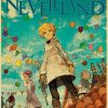 Painting Retro Poster Prints Anime The Promised Neverland Yakusoku No Neverland Norman kraft paper Wall Picture 7 - Anime Posters Mall