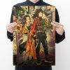 Pop Anime Demon Slayer Kamado Nezuko Character Cartoon Poster Retro Kraft Paper Series Decor Painting Home - Anime Posters Mall