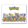 Posters Anime Pok mon Peripheral Art Introduction To Card Properties Canvas Painting Mewtwo Eevee Cartoon Picture 27 - Anime Posters Mall