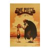 Room Decor Anime One Piece Sea revenge ancient kraft paper printed poster family room decorative aesthetics 2 - Anime Posters Mall
