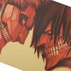 TIE LER Anime Attack on Titan Poster Kraft Paper Vintage Posters Home Room Art Wall Stickers 3 - Anime Posters Mall