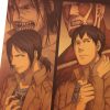 TIE LER Attack On Titan Japanese Cartoon Comic Style Kraft Paper Wall Stickers Bar Poster Decorative 2 - Anime Posters Mall