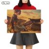 TIE LER Attack On Titan Posters Japanese Anime Kraft Paper Poster Room Bar Home Art Painting - Anime Posters Mall