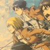 TIE LER Attack on Titan A Style Japanese Cartoon Comic Kraft Paper Wall Stickers Bar Poster 5 - Anime Posters Mall