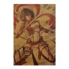 TIE LER Attack on Titan Posters Japanese Anime Kraft Paper Prints Livingroom Bedroom Bar Home Decorative 1 - Anime Posters Mall