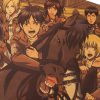 TIE LER Attack on Titan Posters Japanese Anime Kraft Paper Prints Livingroom Bedroom Decoration Bar Cafe 3 - Anime Posters Mall