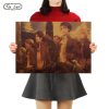 TIE LER Cartoon Comic Attack On Titan Poster Japanese Style Kraft Paper Wall Stickers Bar Poster - Anime Posters Mall