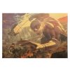 TIE LER Classic Anime Attack On Titan Posters Retro Kraft Paper Poster Bar Room Decor Painting 1 - Anime Posters Mall