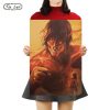 TIE LER Classic Japanese Anime Attack on Titan Poster Bar Home Decor Retro Kraft Paper Painting - Anime Posters Mall