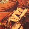TIE LER Classic Japanese Anime Kraft Paper Retro Posters Room Bar Home Art Decorative Painting Attack 1 - Anime Posters Mall