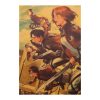 TIE LER Classic Retro Attack on Titan Posters Japanese Anime Kraft Paper Livingroom Bedroom Bar Home 1 - Anime Posters Mall