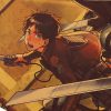 TIE LER Classic Retro Attack on Titan Posters Japanese Anime Kraft Paper Livingroom Bedroom Bar Home 2 - Anime Posters Mall