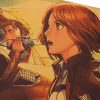 TIE LER Classic Retro Attack on Titan Posters Japanese Anime Kraft Paper Livingroom Bedroom Bar Home 3 - Anime Posters Mall