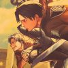 TIE LER Classic Retro Attack on Titan Posters Japanese Anime Kraft Paper Livingroom Bedroom Bar Home 4 - Anime Posters Mall