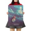 TIE LER Hayao Miyazaki Anime Movie Poster Cartoon Does Retro Nostalgia Kraft Paper Poster Cafe Bar 10 - Anime Posters Mall