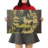 TIE LER Hayao Miyazaki Anime Movie Poster Cartoon Does Retro Nostalgia Kraft Paper Poster Cafe Bar 14 - Anime Posters Mall