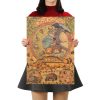 TIE LER Hayao Miyazaki Anime Movie Poster Cartoon Does Retro Nostalgia Kraft Paper Poster Cafe Bar 6 - Anime Posters Mall