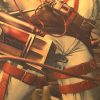 TIE LER Home Room Art Print Wall Stickers Vintage Japanese Posters Anime Attack on Titan Retro 2 - Anime Posters Mall