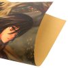 TIE LER Home Room Art Print Wall Stickers Vintage Japanese Posters Anime Attack on Titan Retro 5 - Anime Posters Mall