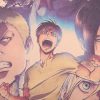 TIE LER Japanese Anime Attack on Titan Poster Classic Cartoon Kraft Paper Wall Sticker Bar Cafe 3 - Anime Posters Mall