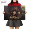 TIE LER Japanese Anime Kraft Paper Poster Attack On Titan Posters Room Bar Home Art Painting - Anime Posters Mall