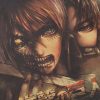 TIE LER Japanese Anime Kraft Paper Poster Attack On Titan Posters Room Bar Home Art Painting 2 - Anime Posters Mall