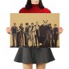 TIE LER Jujutsu Kaisen Kraft Paper Posters Wall Art Decor Picture Coffee Room Home Nostalgic Retro 6 - Anime Posters Mall