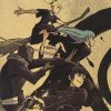 TIE LER Kraft Paper Vintage Posters Japanese Classic Anime Jujutsu Kaisen Anime Poster Home Room Art 3 - Anime Posters Mall