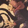 TIE LER Kraft Paper Vintage Posters Japanese Classic Anime Jujutsu Kaisen Anime Poster Home Room Art 5 - Anime Posters Mall