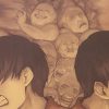 TIE LER Popular Classic Japanese Anime Attack on Titan Home Decor Retro Poster Prints Kraft Paper 4 - Anime Posters Mall