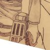 TIE LER Poster Japanese Cartoon Comic Kraft Paper Poster Attack On Titan Bar Living Room Wall 1 - Anime Posters Mall