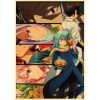 That Time I Got Reincarnated as a Slime Anime Poster Vintage Prints on Kraft Paper Home 8 - Anime Posters Mall