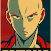 Vintage Japanese Anime One Punch Man Poster Retro Kraft Paper Posters Wall Sticker Home Decor Living 23 - Anime Posters Mall