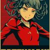 Vintage Japanese Anime One Punch Man Poster Retro Kraft Paper Posters Wall Sticker Home Decor Living 27 - Anime Posters Mall
