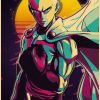 Vintage Japanese Anime One Punch Man Poster Retro Kraft Paper Posters Wall Sticker Home Decor Living 32 - Anime Posters Mall