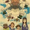 Vintage Keep Your Hands Off Eizouken Posters HD Print Kraft Paper Anime Poster Wall Sticker Room 17 - Anime Posters Mall