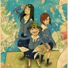 Vintage Keep Your Hands Off Eizouken Posters HD Print Kraft Paper Anime Poster Wall Sticker Room 7 - Anime Posters Mall
