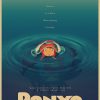Vintage Posters Ponyo On The Cliff Hayao Miyazaki Poster Home Decor Wall Sticker Retro Decorative Painting 16 - Anime Posters Mall