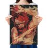 WINMIR Vintage Kraft Paper Poster My Hero Academia Cartoon Character C Bar Cafe Decor Painting Wall - Anime Posters Mall