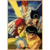 YuYu Hakusho Poster Decor For Home Posters Anime Room Wall Pictur Kraft Paper Retro And Prints - Anime Posters Mall