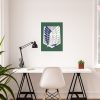 attack on titan wings of freedom logo posters 1 - Anime Posters Mall